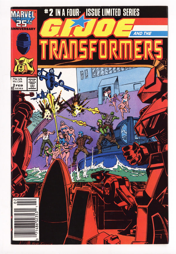 G.I. Joe and the Transformers 2 Mid Grade (1987) Newsstand