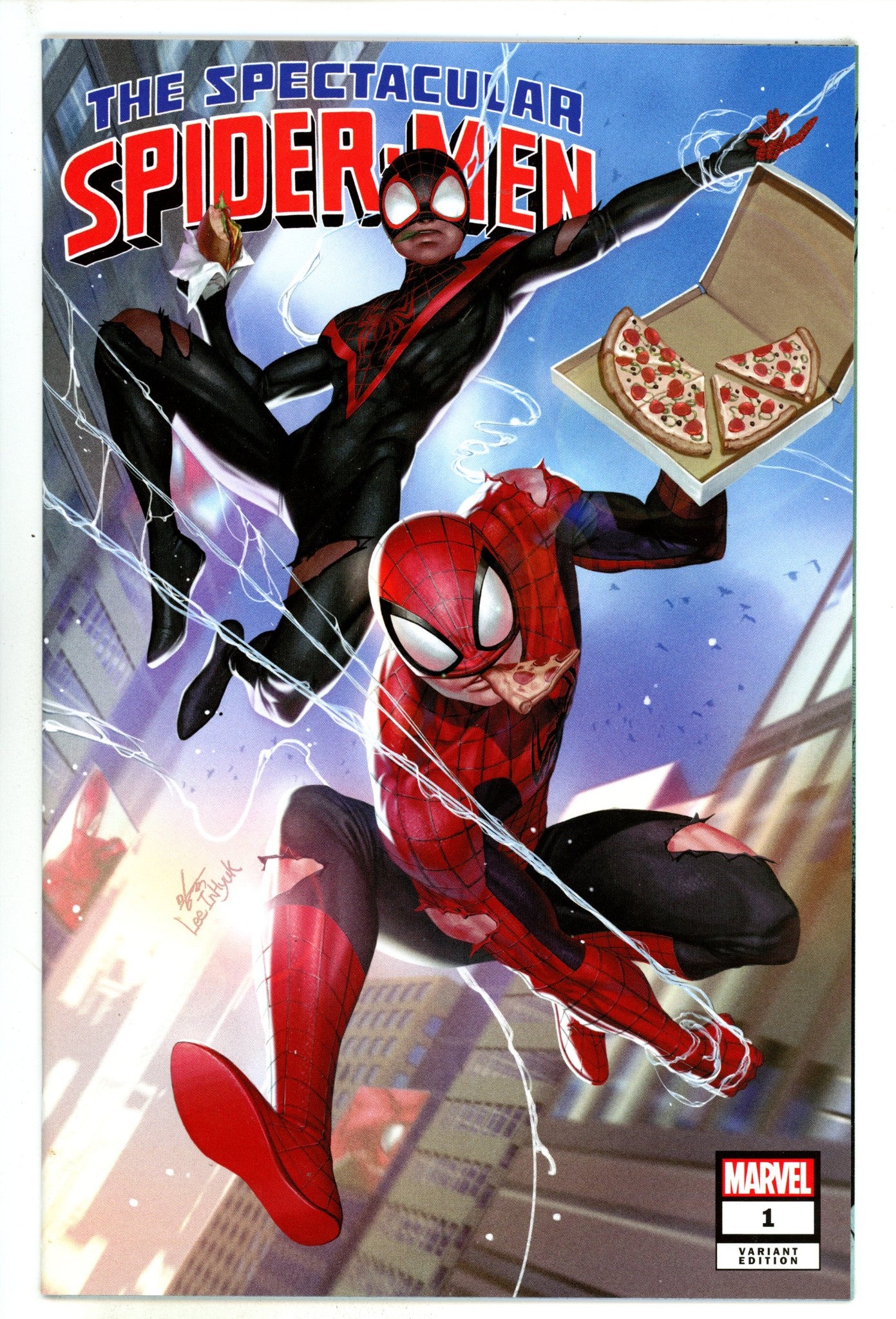 The Spectacular Spider-Men 1 NM (9.4) (2024) Lee Exclusive Variant 