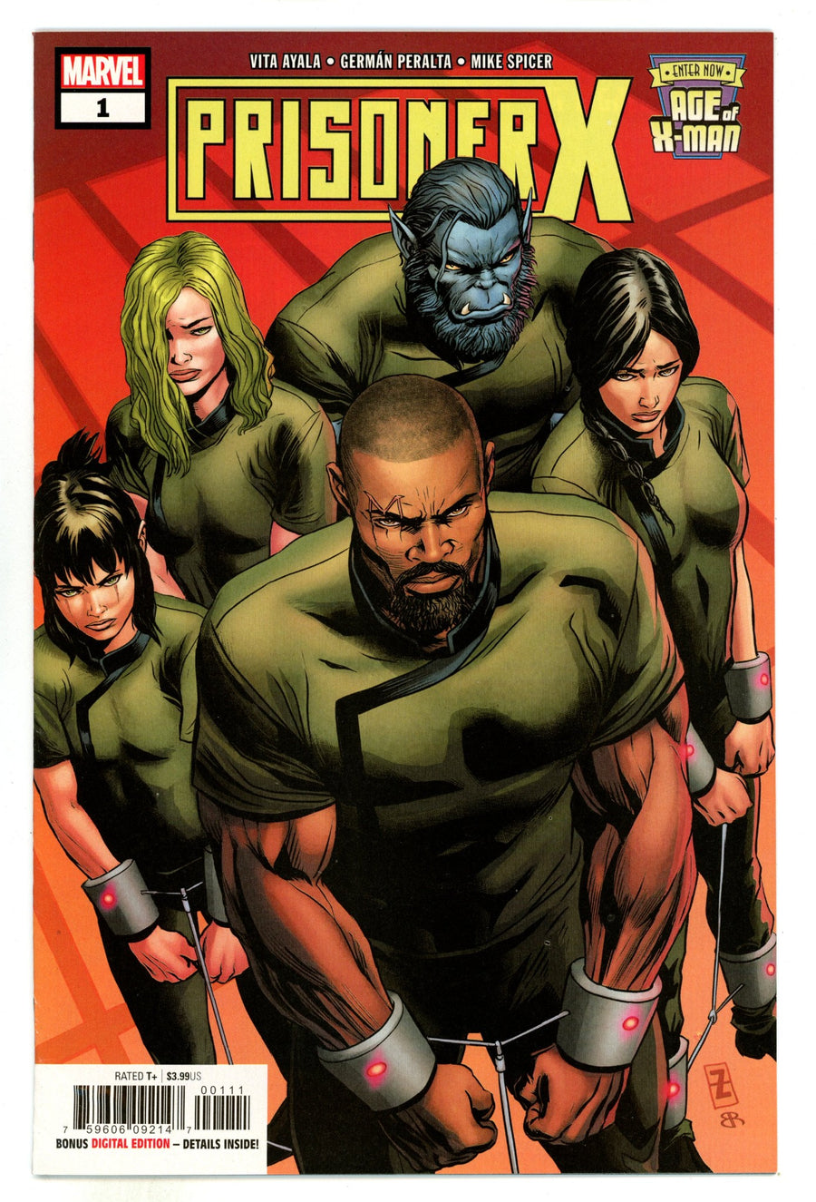 Age of X-Man: Prisoner X  1  High Grade  (2019)  