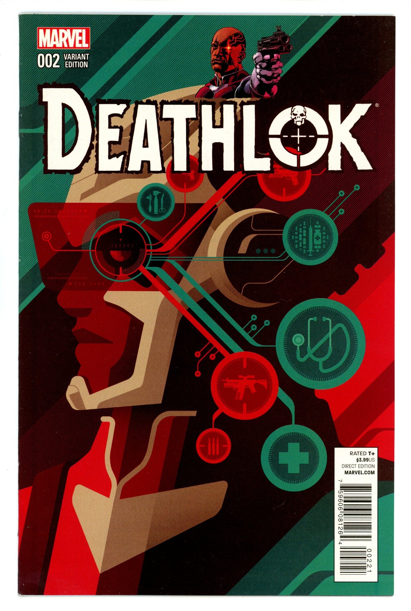 Deathlok Vol 5 2 VF (8.0) (2015) Whalen Incentive Variant 