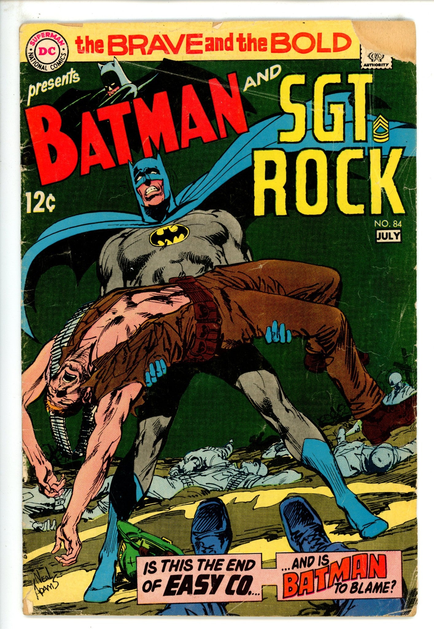 The Brave and the Bold Vol 1 84 GD/VG (3.0) (1969) 