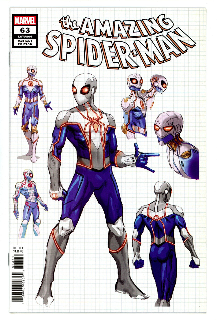 Amazing Spider-Man Vol 5 63 (864) NM- (9.2) (2021) Weaver Incentive Variant 