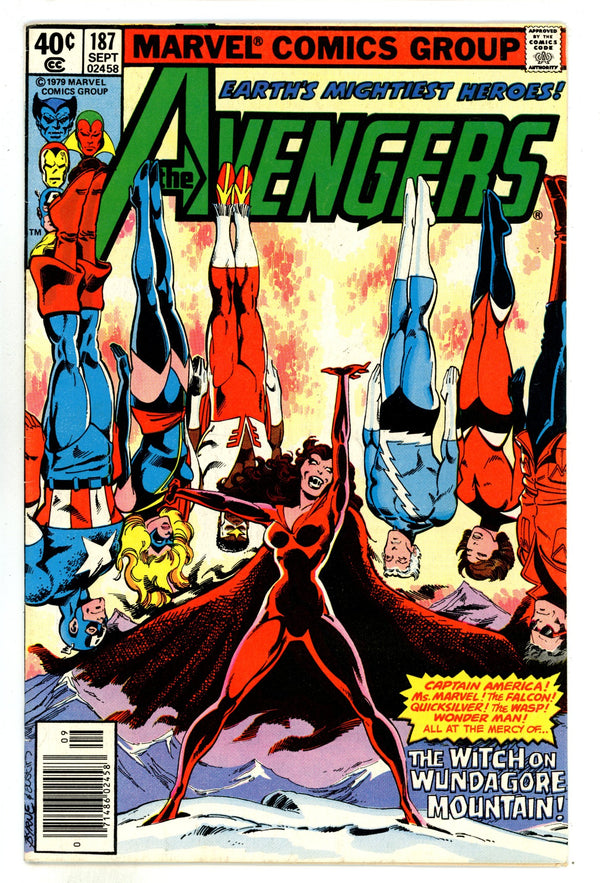 The Avengers Vol 1 187 FN (6.0) (1979) Newsstand