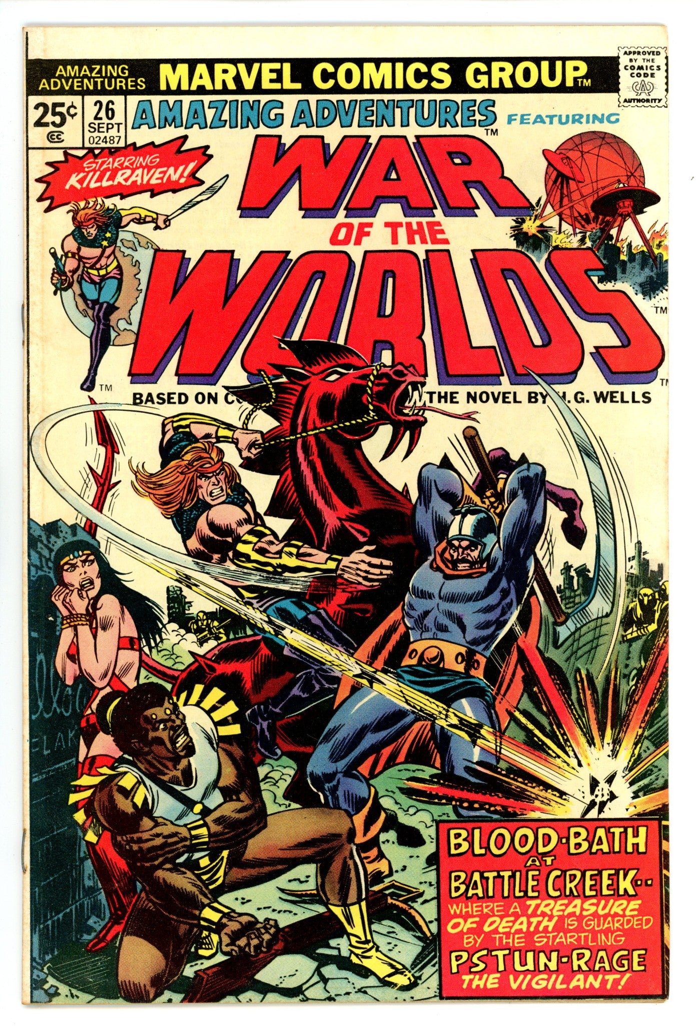 Amazing Adventures Vol 2 26 Mid Grade (1974)