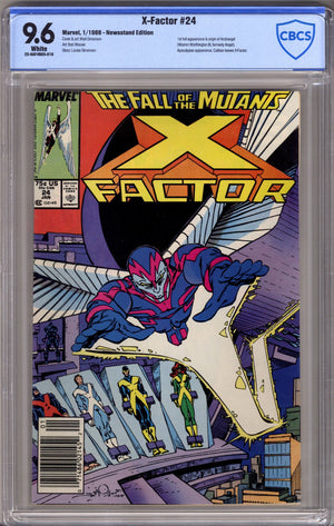 X-Factor Vol 1 24 CBCS 9.6 (NM+) (1988) Newsstand