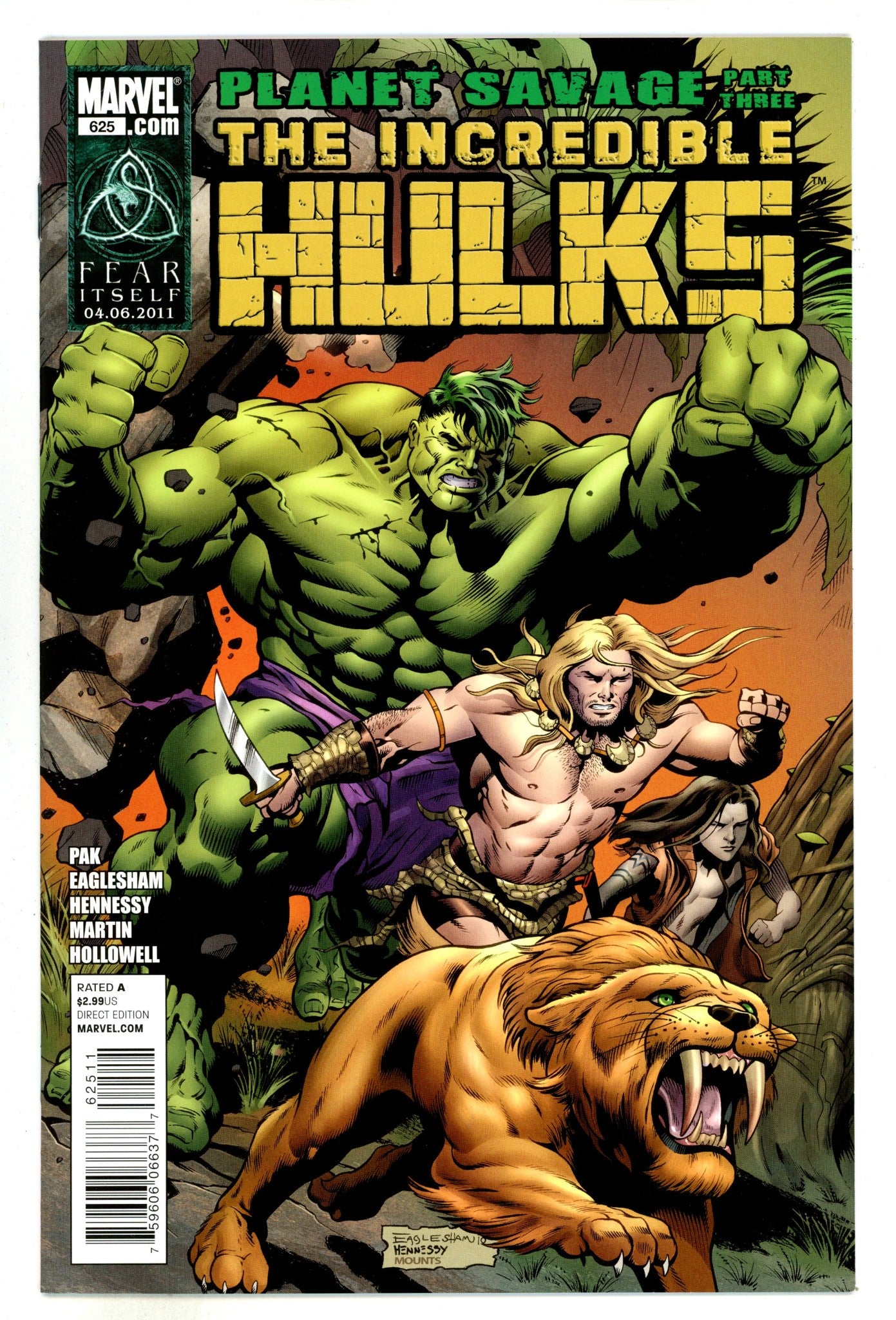 Incredible Hulks 625 High Grade (2011) 