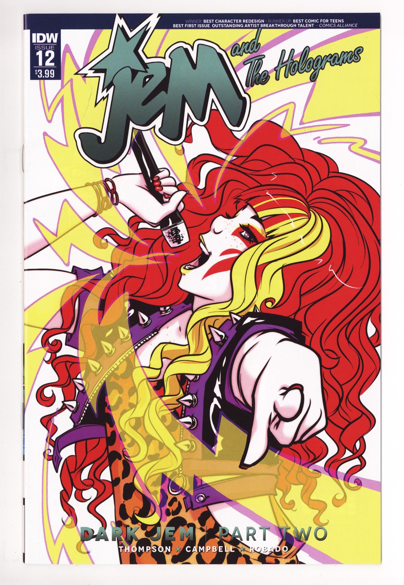 Jem & the Holograms 12 High Grade (2016) 