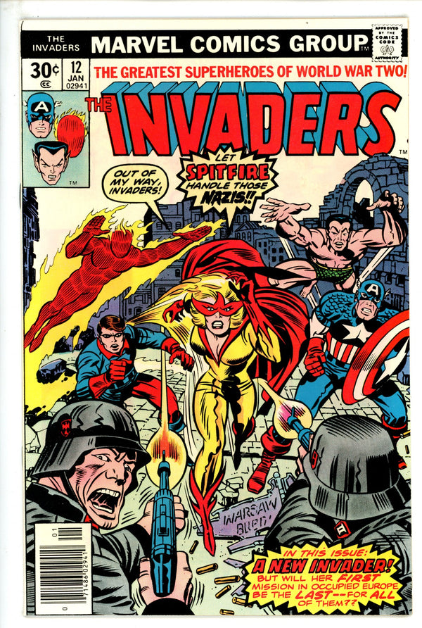 The Invaders Vol 1 12 VF/NM (1977)