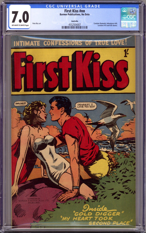 First Kiss [nn] CGC 7.0 (FN/VF) Australian ()