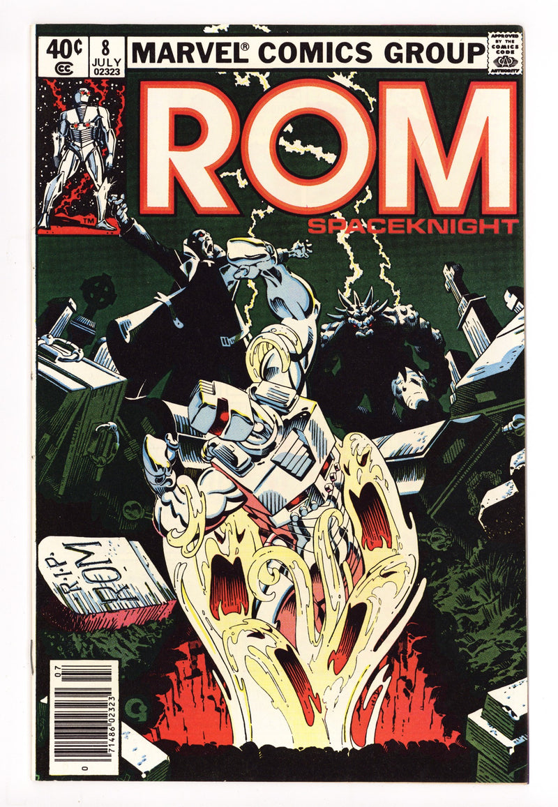 Rom Vol 1 8 High Grade (1980) Newsstand 
