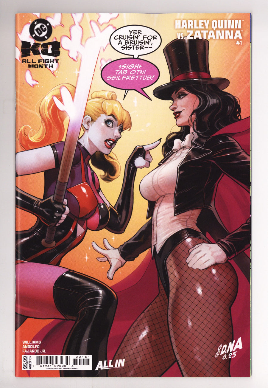 DC K.O. Harley Quinn Vs Zatanna 1 Nakayama Variant (2025)