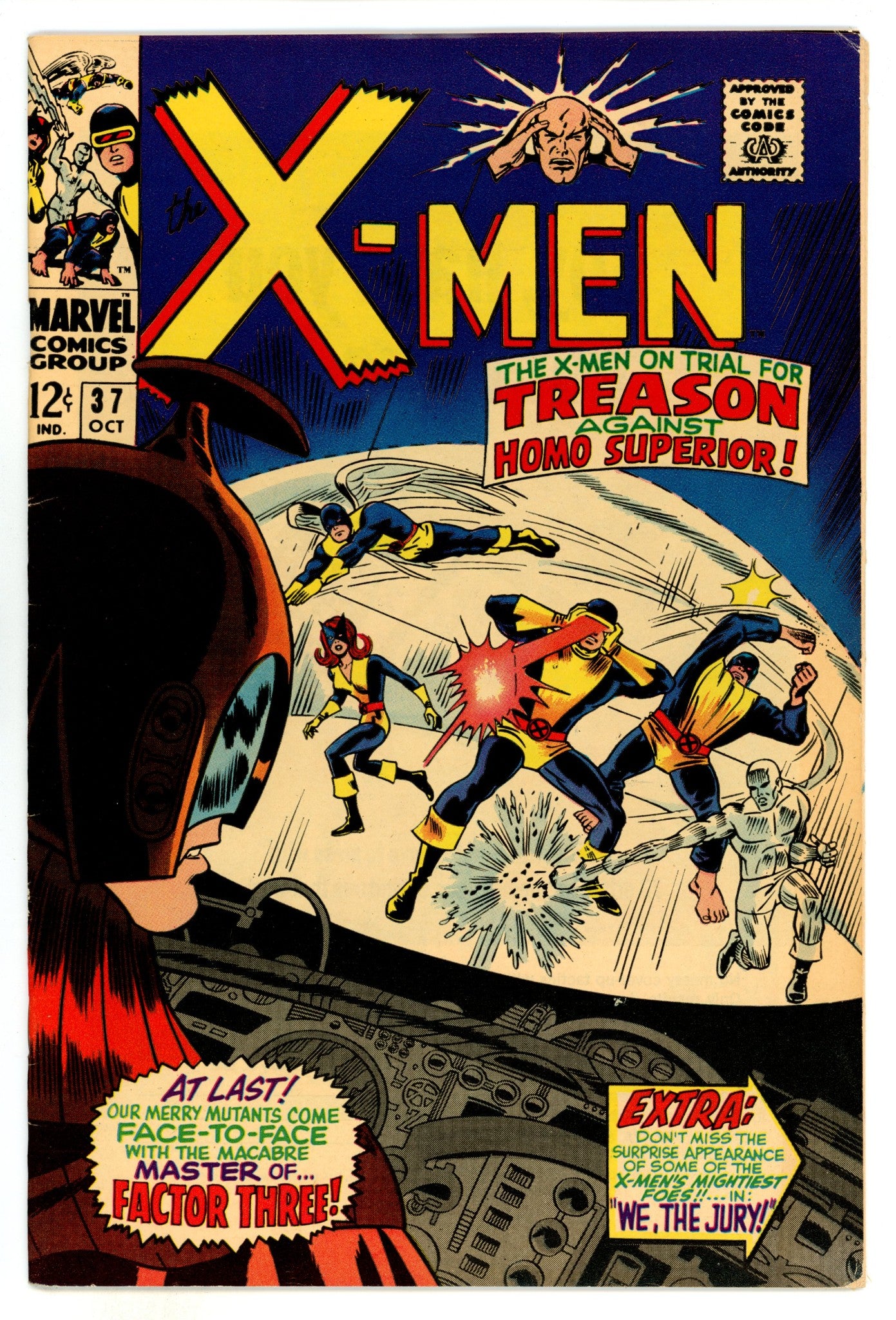 The X-Men Vol 1 37  VF (8.0)  (1967)  