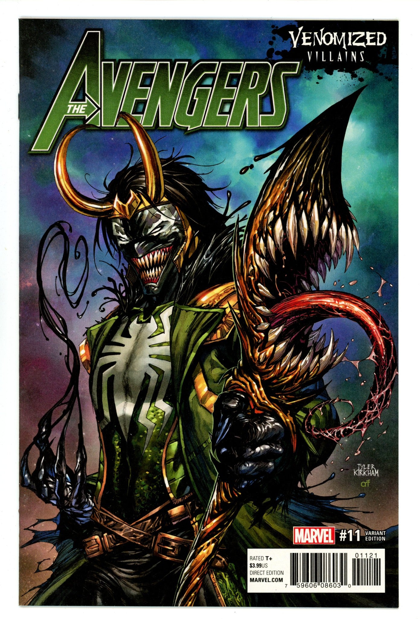 Avengers Vol 7 11 High Grade (2017) Kirkham Venomized Variant 