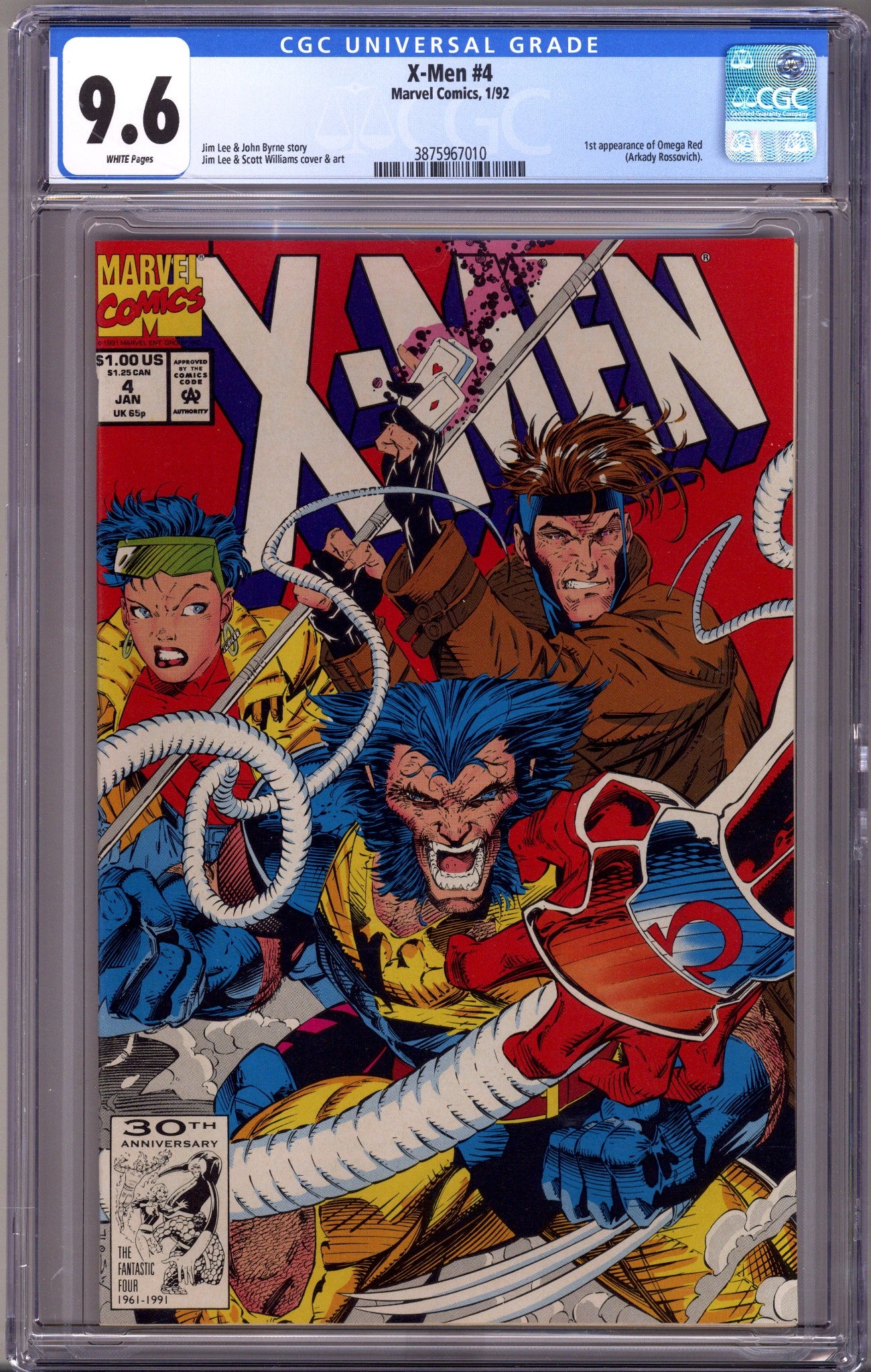 X-Men Vol 1 4 CGC 9.6 (NM+)   (1992)        
