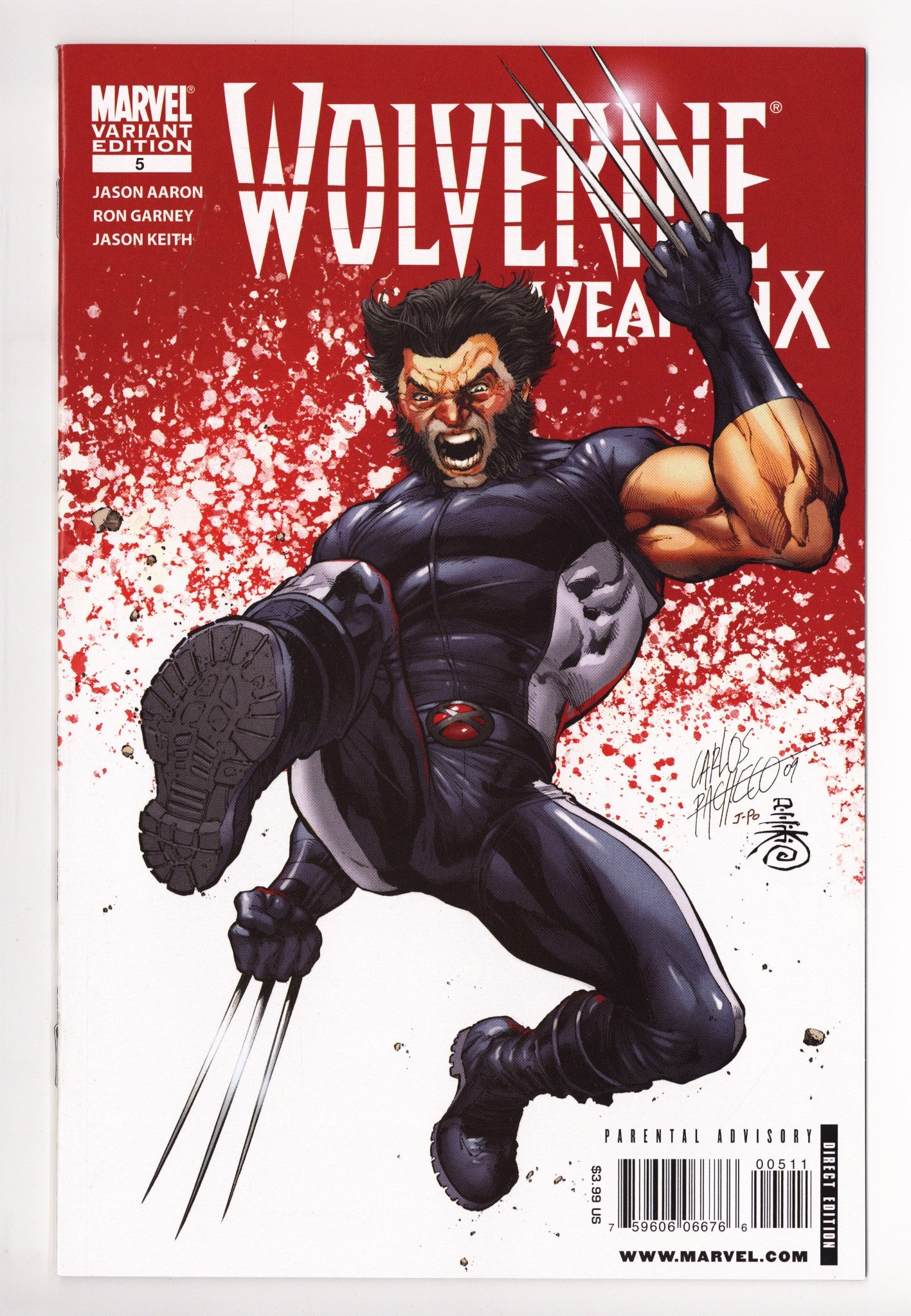 Wolverine Weapon X 5 High Grade (2009) Pacheco Variant 