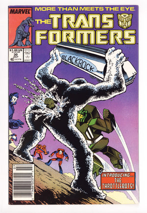 The Transformers 30 Mid Grade (1987) Newsstand