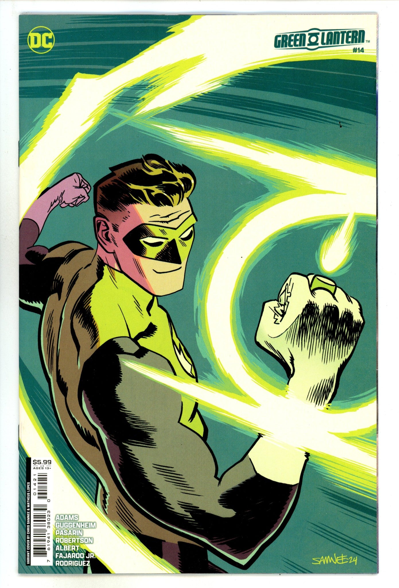 Green Lantern Vol 8 14 Samnee Variant (2024)
