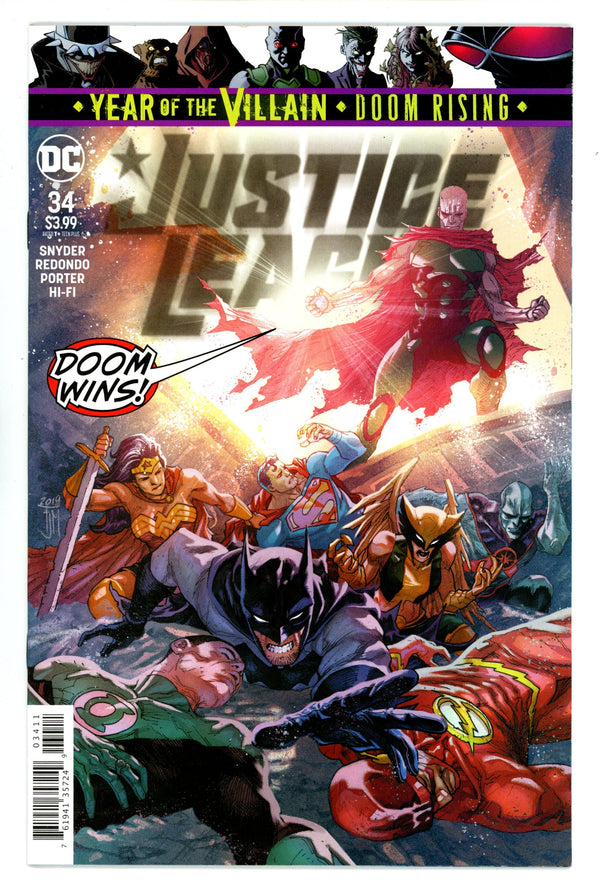 Justice League Vol 3 34 High Grade (2019)