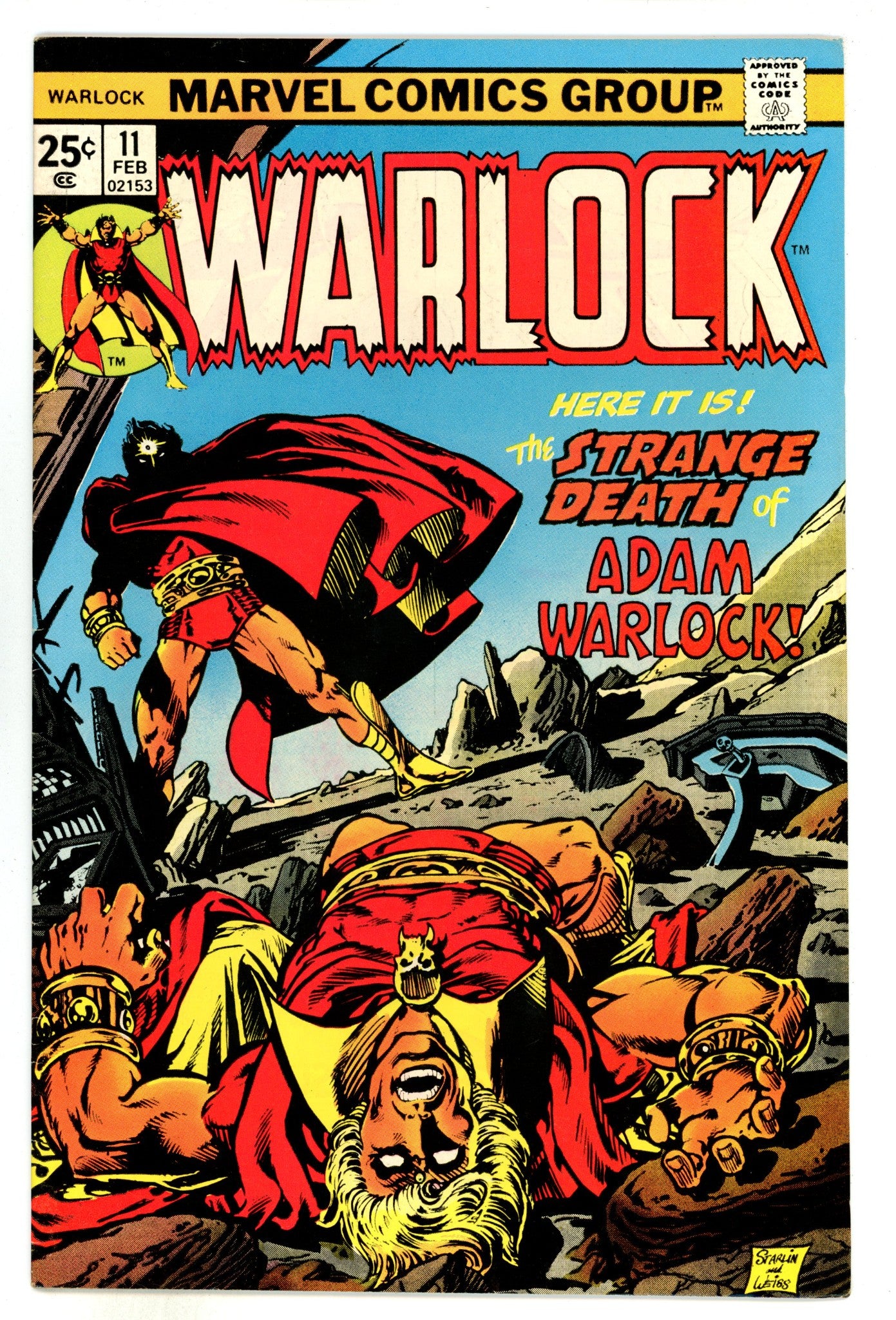 Warlock Vol 1 11 FN+ (6.5) (1976) 