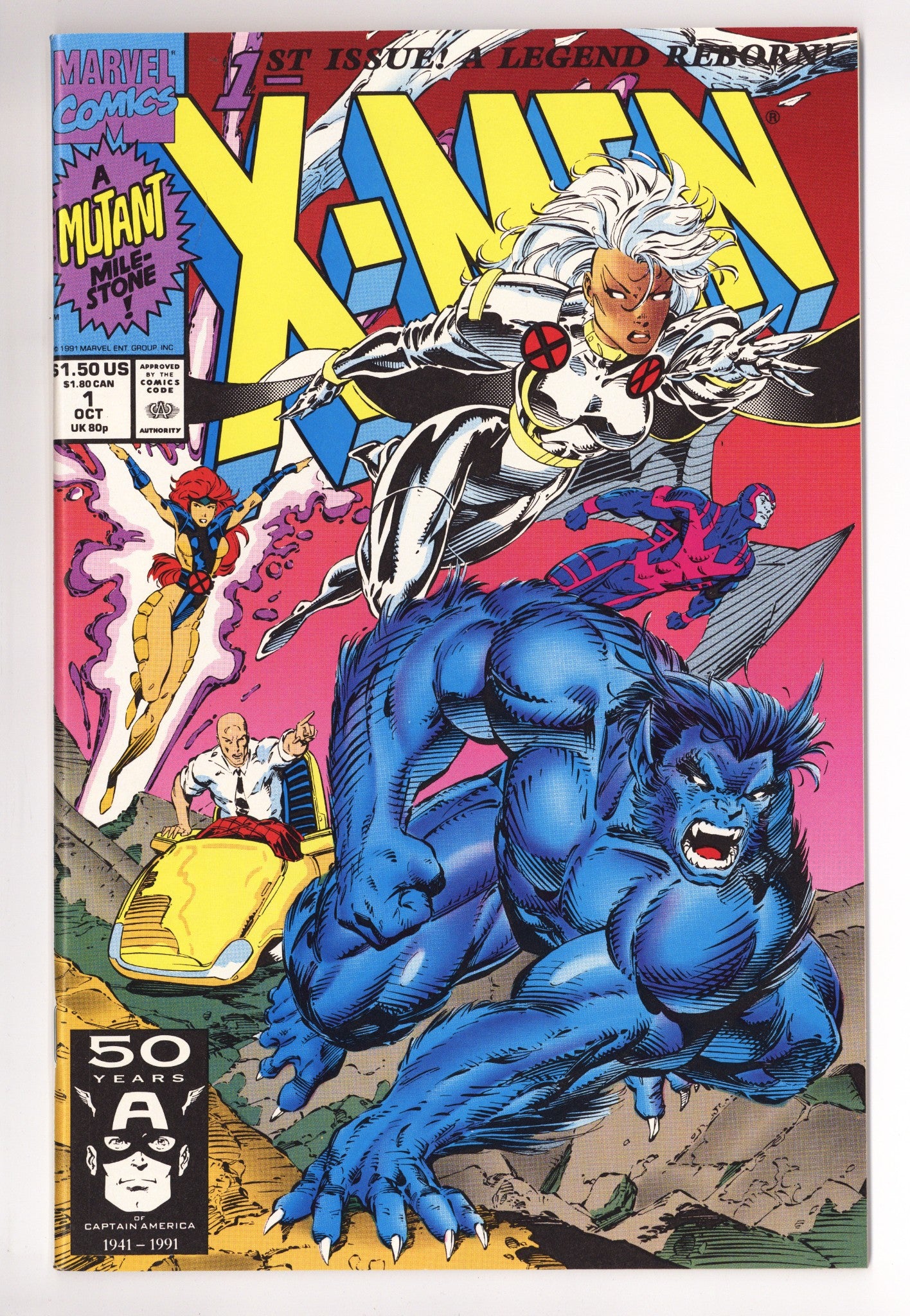 X-Men Vol 1 1 High Grade (1991) Beast 