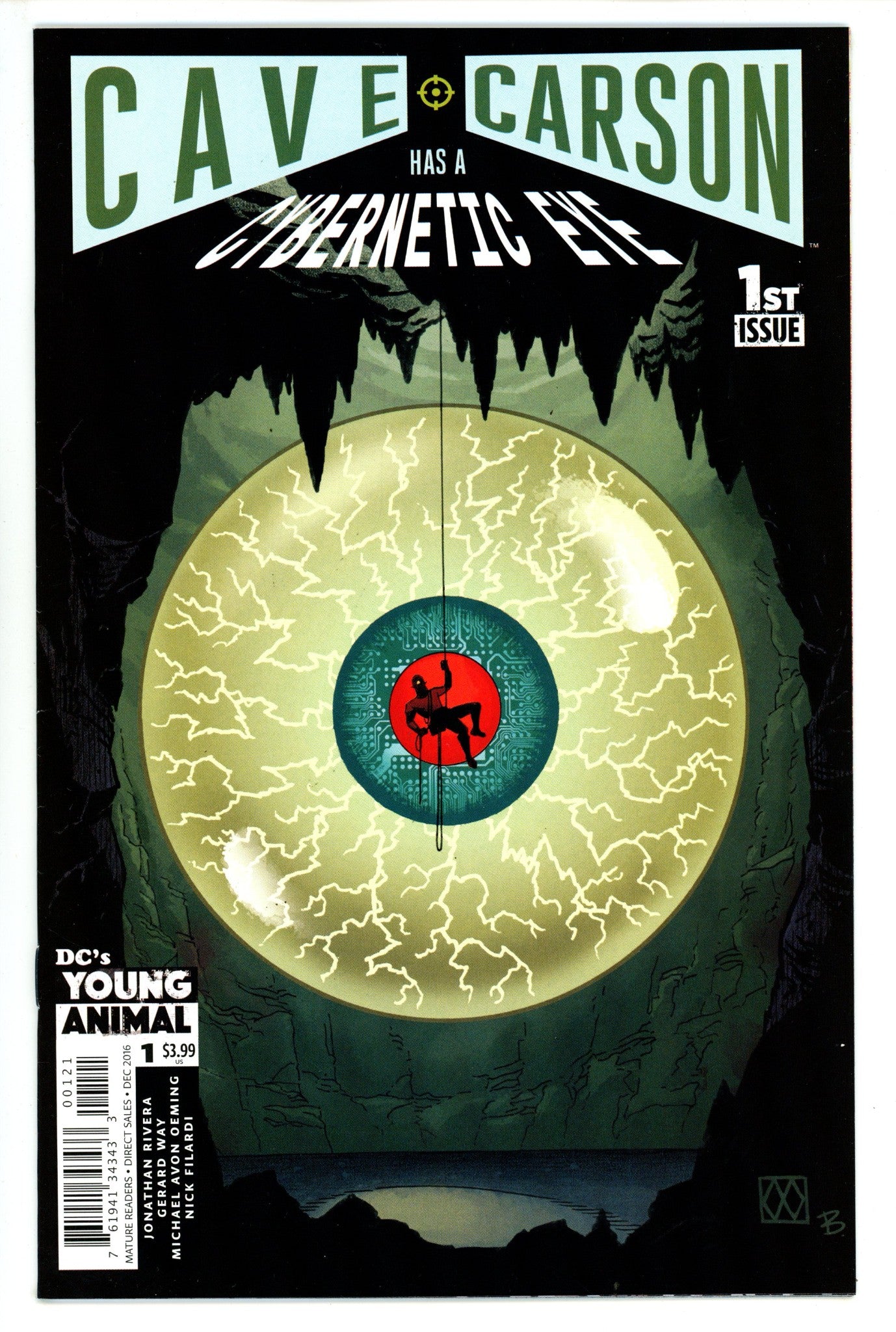 Cave Carson Has a Cybernetic Eye 1 High Grade (2016) Wagner Variant 