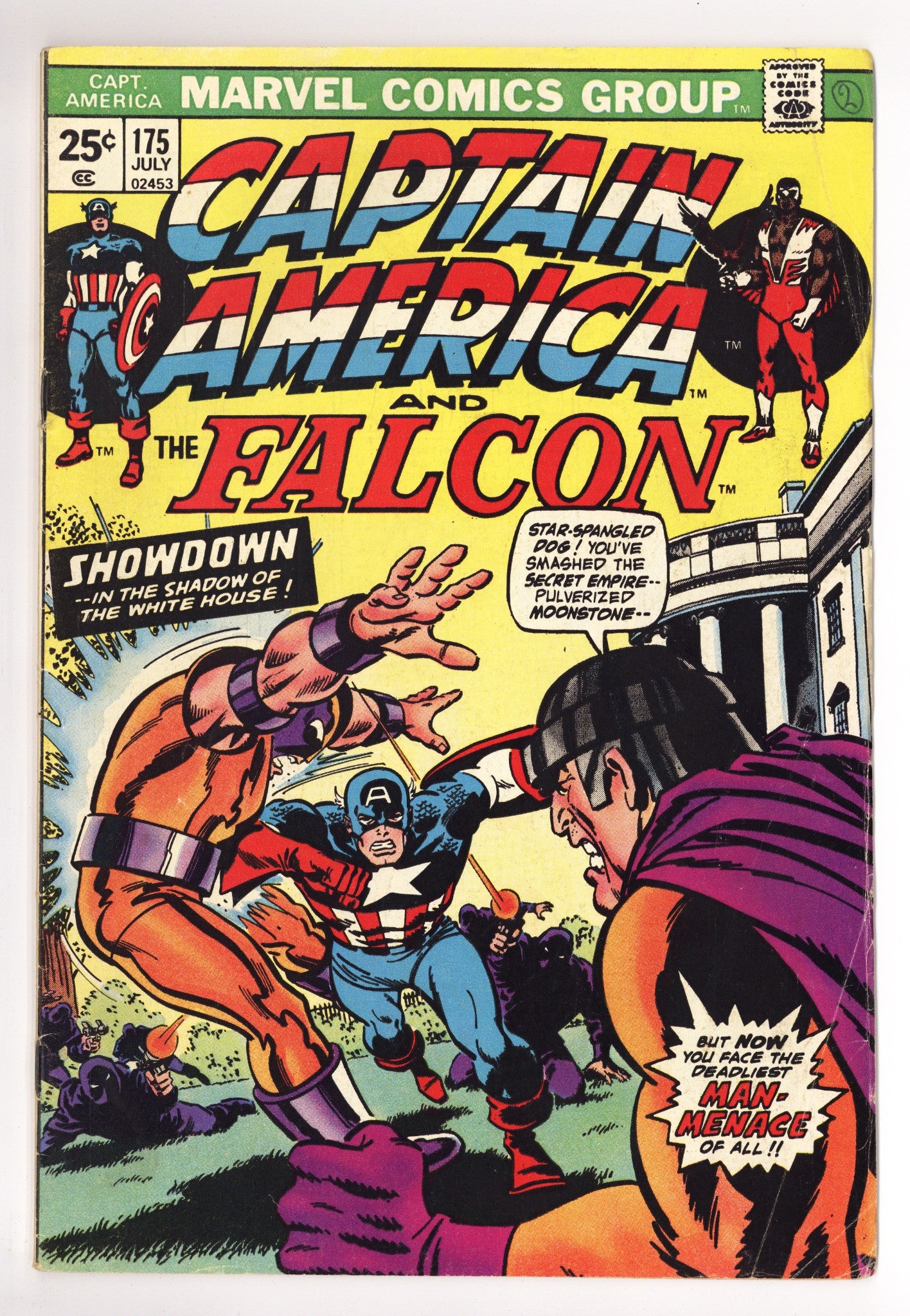 Captain America Vol 1 175 VG- (3.5) No MVS (1974) 