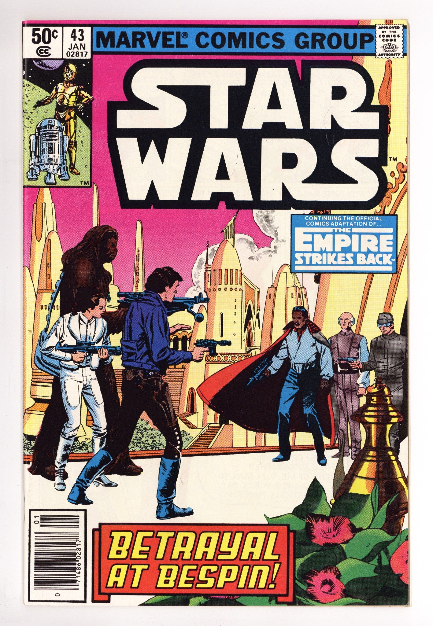 Star Wars Vol 1 43 VF/NM (9.0) (1981) Newsstand 