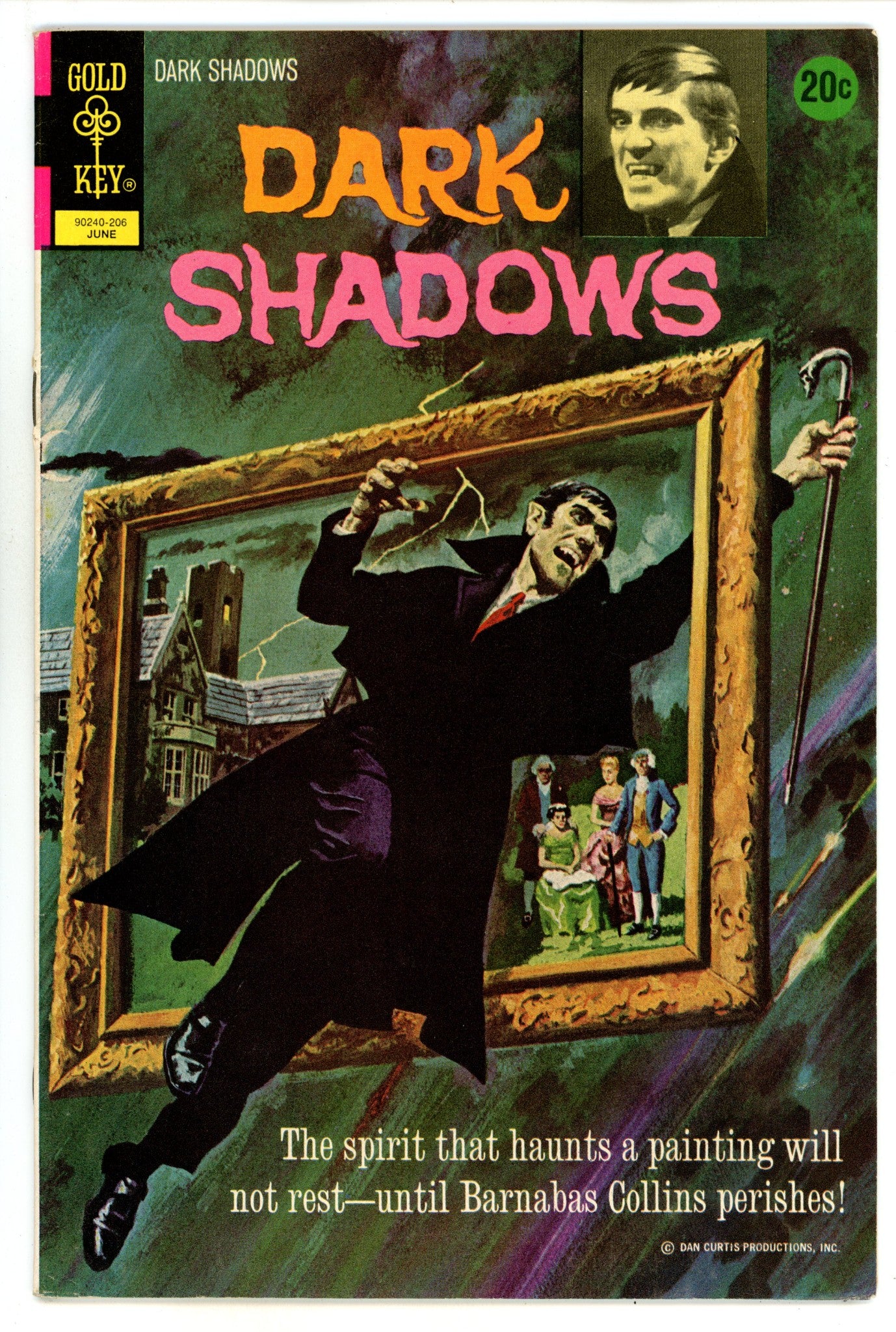 Dark Shadows 14 FN (6.0) 20¬¢ Variant (1972) 