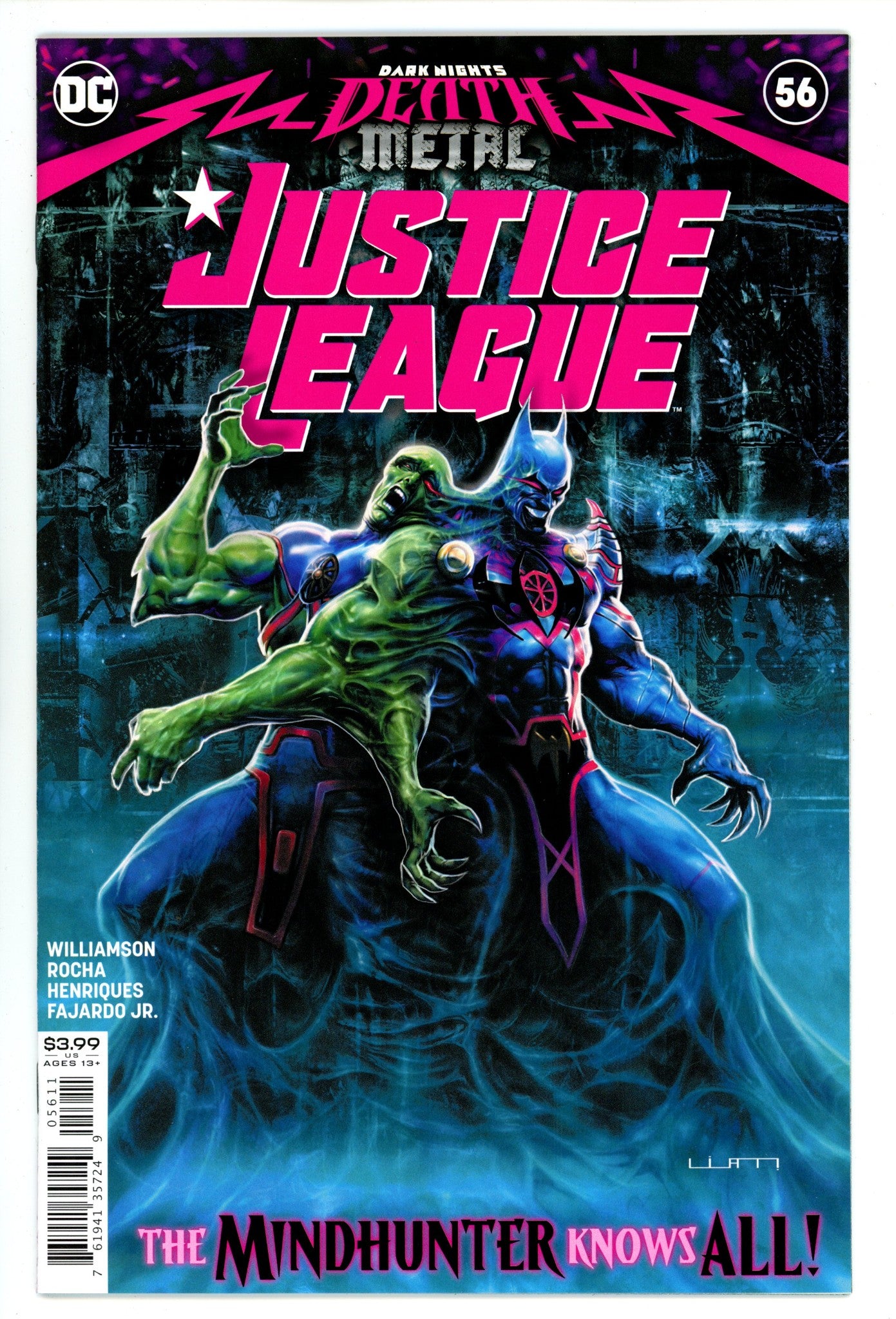 Justice League Vol 3 56 High Grade (2021) 