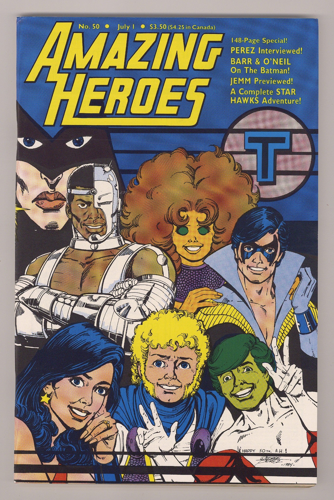 Amazing Heroes 50 VF- (7.5) (1984) 