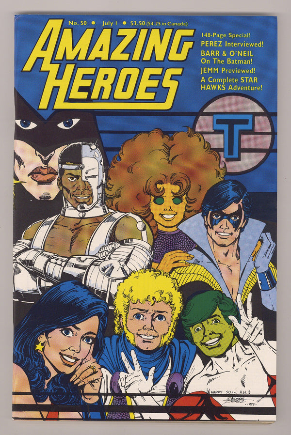 Amazing Heroes 50 VF- (7.5) (1984)
