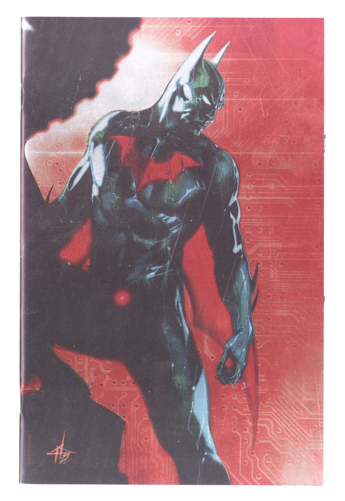 Batman Beyond Vol 1 1  NM (9.4)   (2022) Dell'Otto Foil Virgin Exclusive Variant  