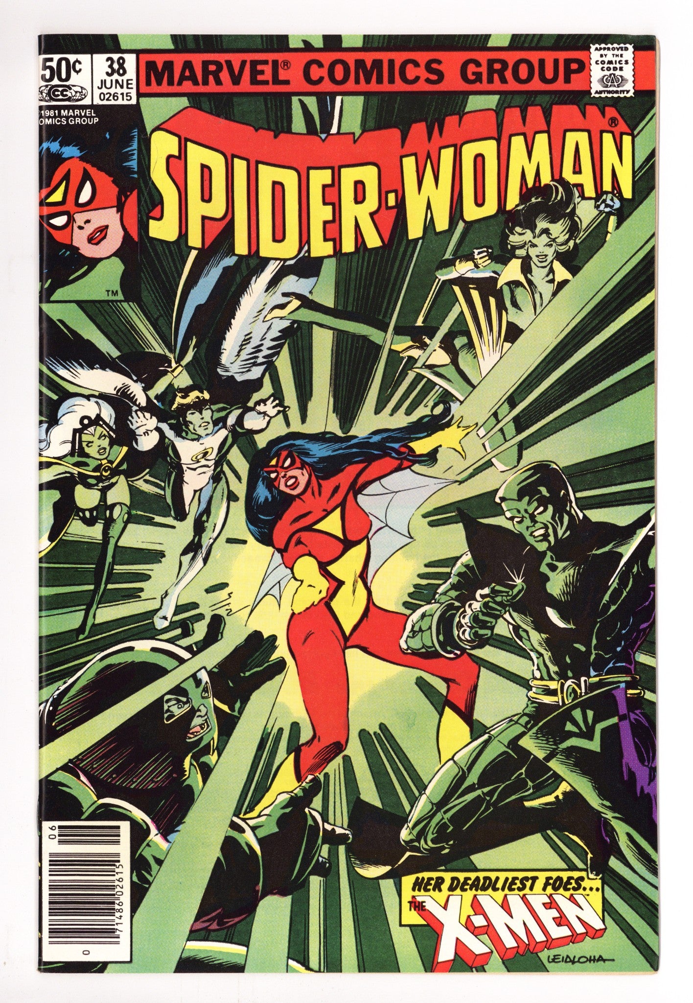 Spider-Woman Vol 1 38 VF (8.0) (1981) Newsstand 