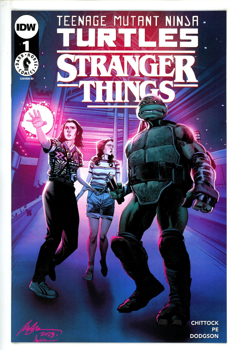 Teenage Mutant Ninja Turtles X Stranger Things 1 Albuquerque Incentive Variant NM (2023)