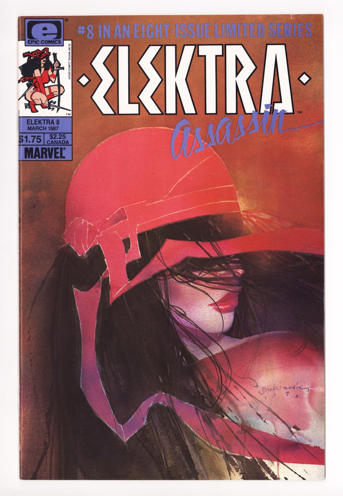 Elektra: Assassin 8 Mid Grade (1987) 
