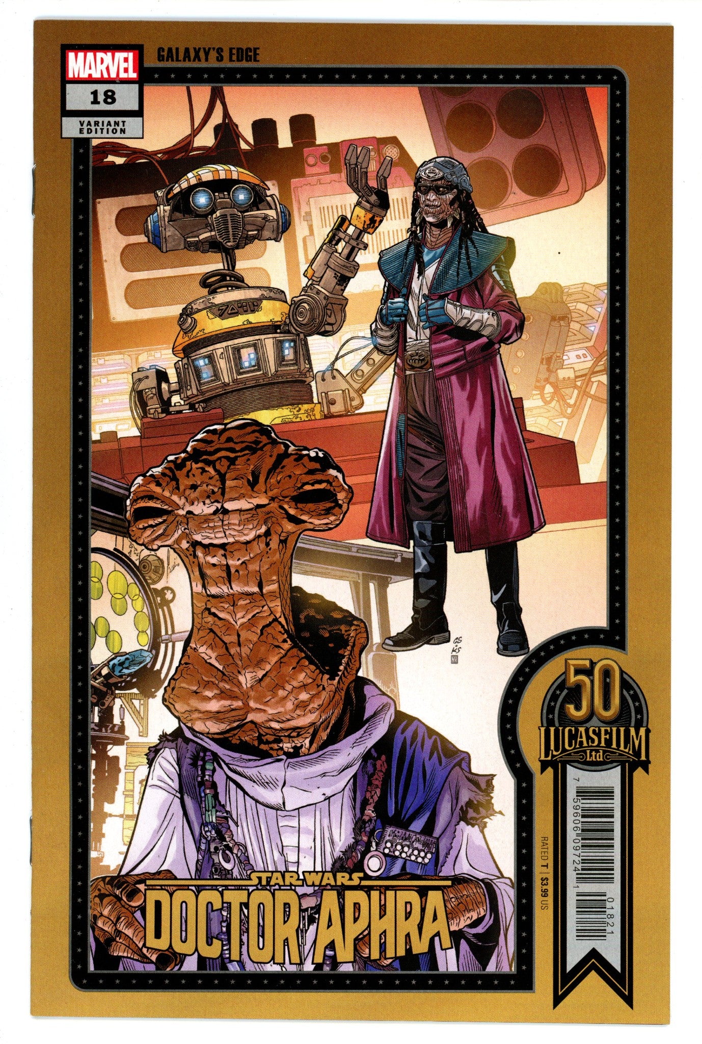 Star Wars: Doctor Aphra Vol 2 18 High Grade (2022) Sprouse Variant 