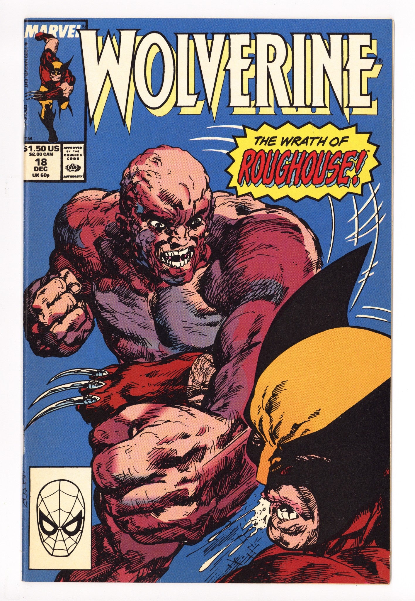 Wolverine Vol 2 18 Mid Grade (1989) 