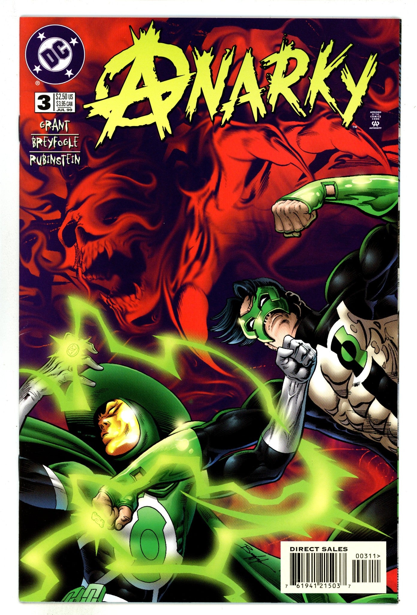 Anarky Vol 2 3 High Grade (1999) 