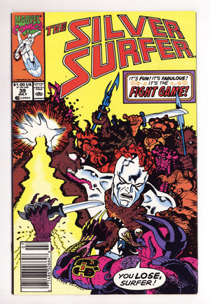 Silver Surfer Vol 3 39 Mid Grade (1990) Newsstand