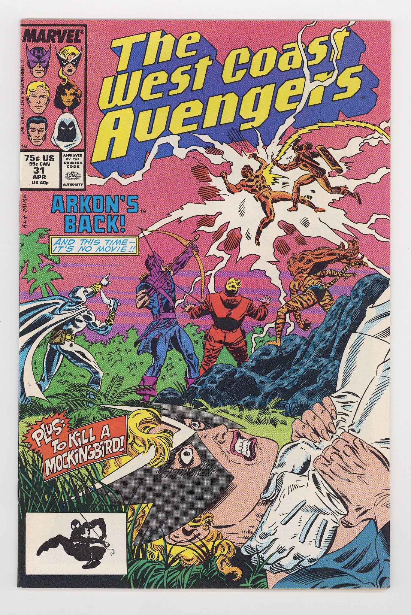 West Coast Avengers Vol 2 31 High Grade (1988) 
