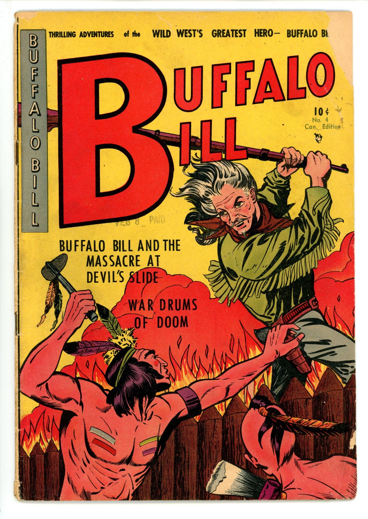 Buffalo Bill 4 GD/VG (3.0) (1951) Canadian Edition 