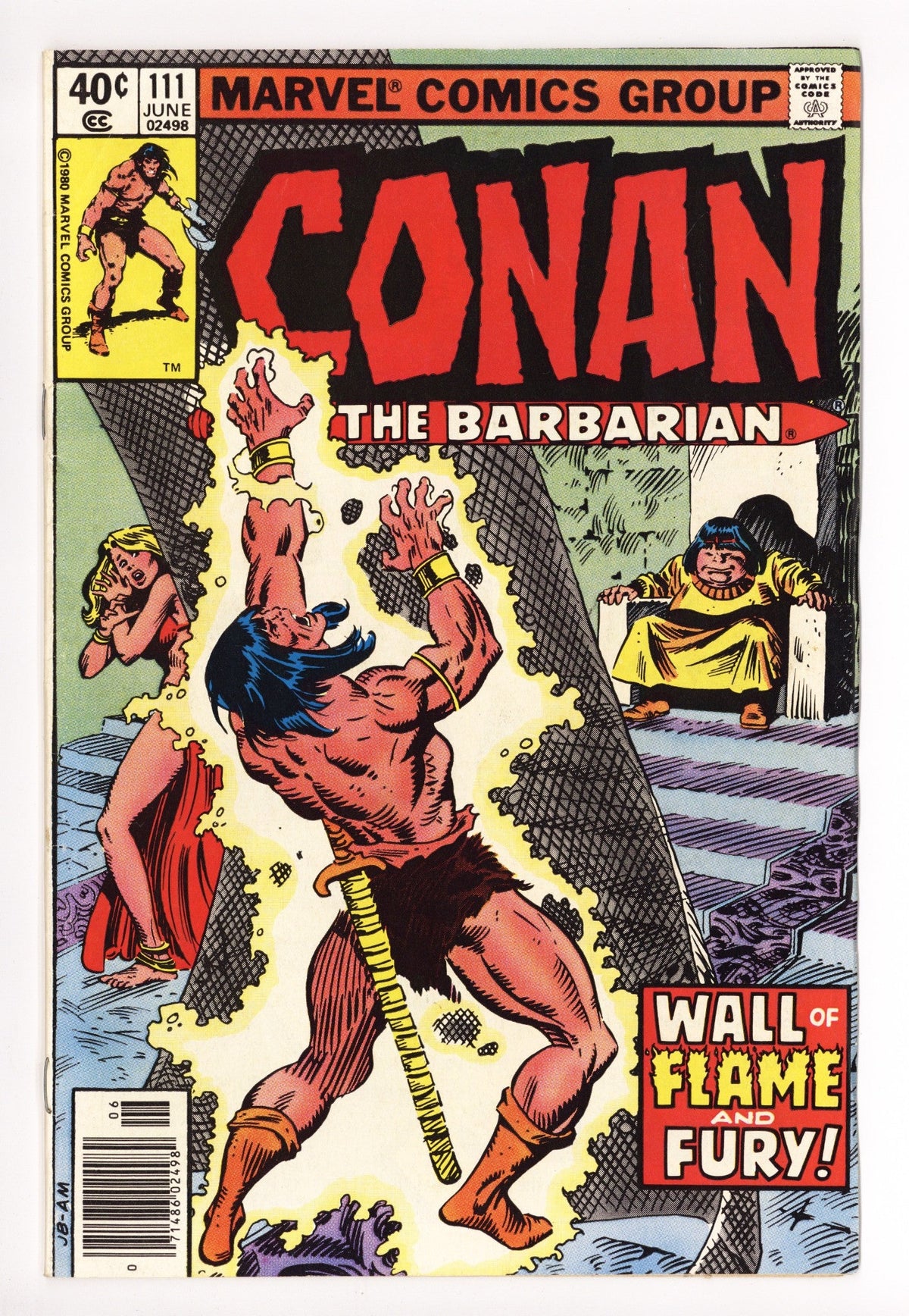 Conan the Barbarian Vol 1 111  Mid Grade   (1980)   Newsstand