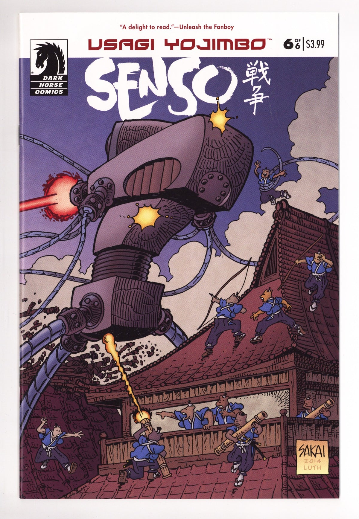 Usagi Yojimbo: Senso 6 High Grade Dark Horse (201 | CaptCan Comics ...