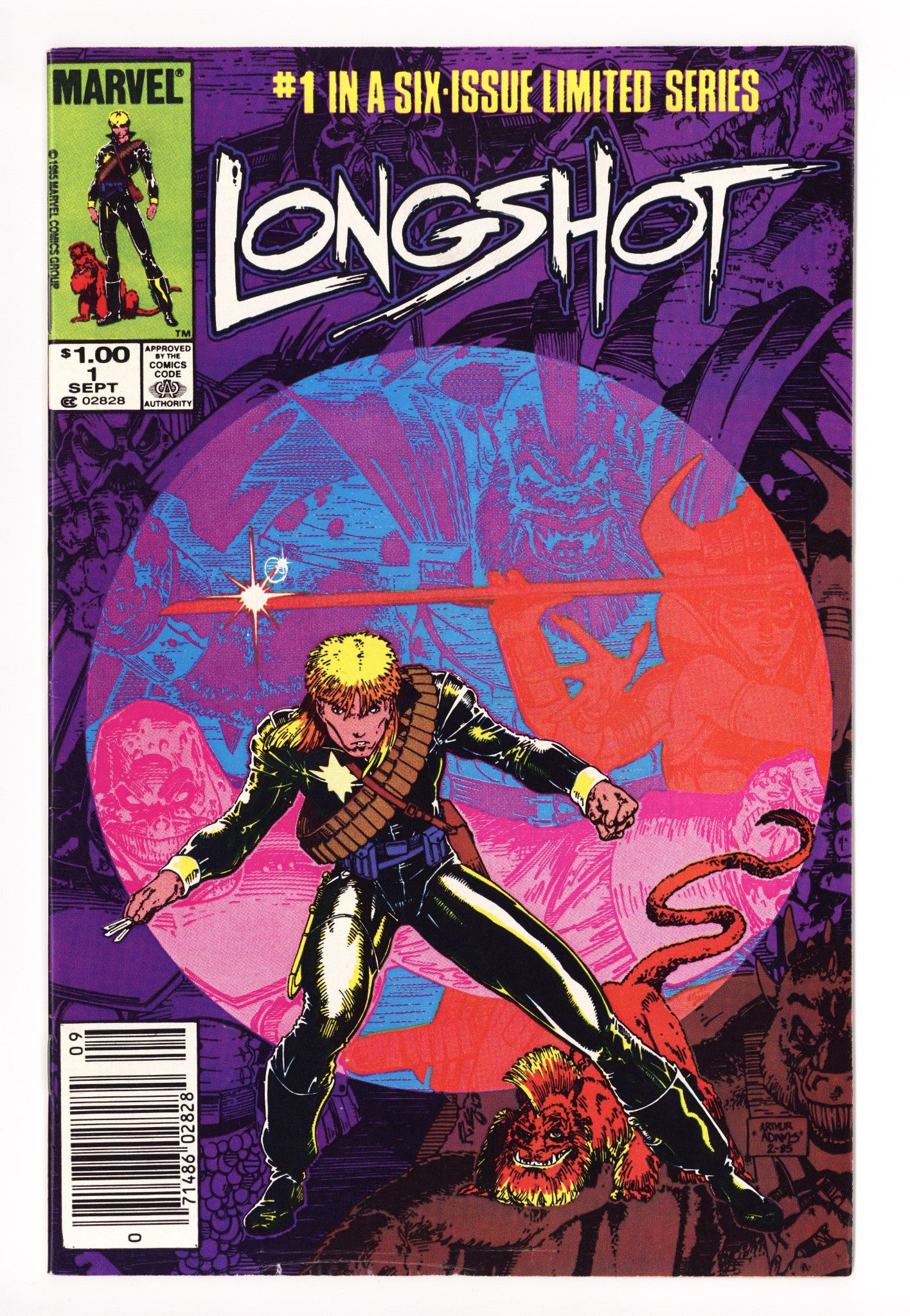Longshot Vol 1 1 FN (6.0) (1985) Canadian Price Variant 