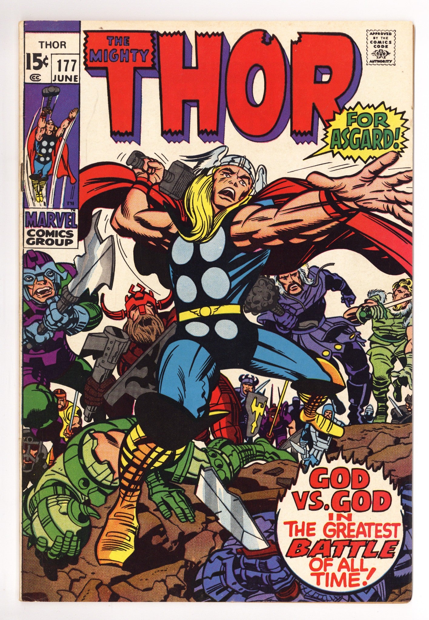 Thor Vol 1 177 FN+ (6.5) (1970) 