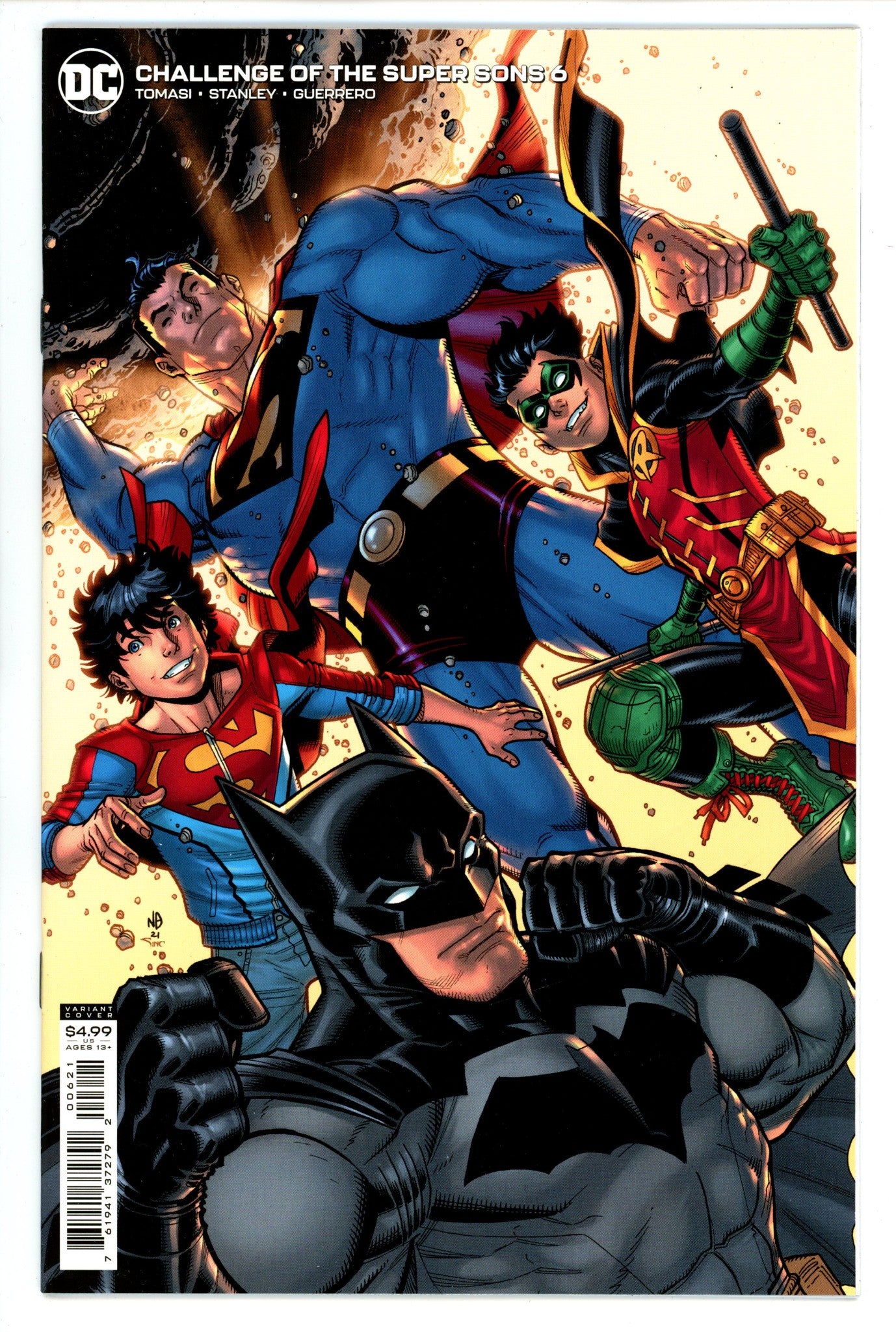 Challenge of the Super Sons 6 High Grade (2021) Bradshaw Variant 