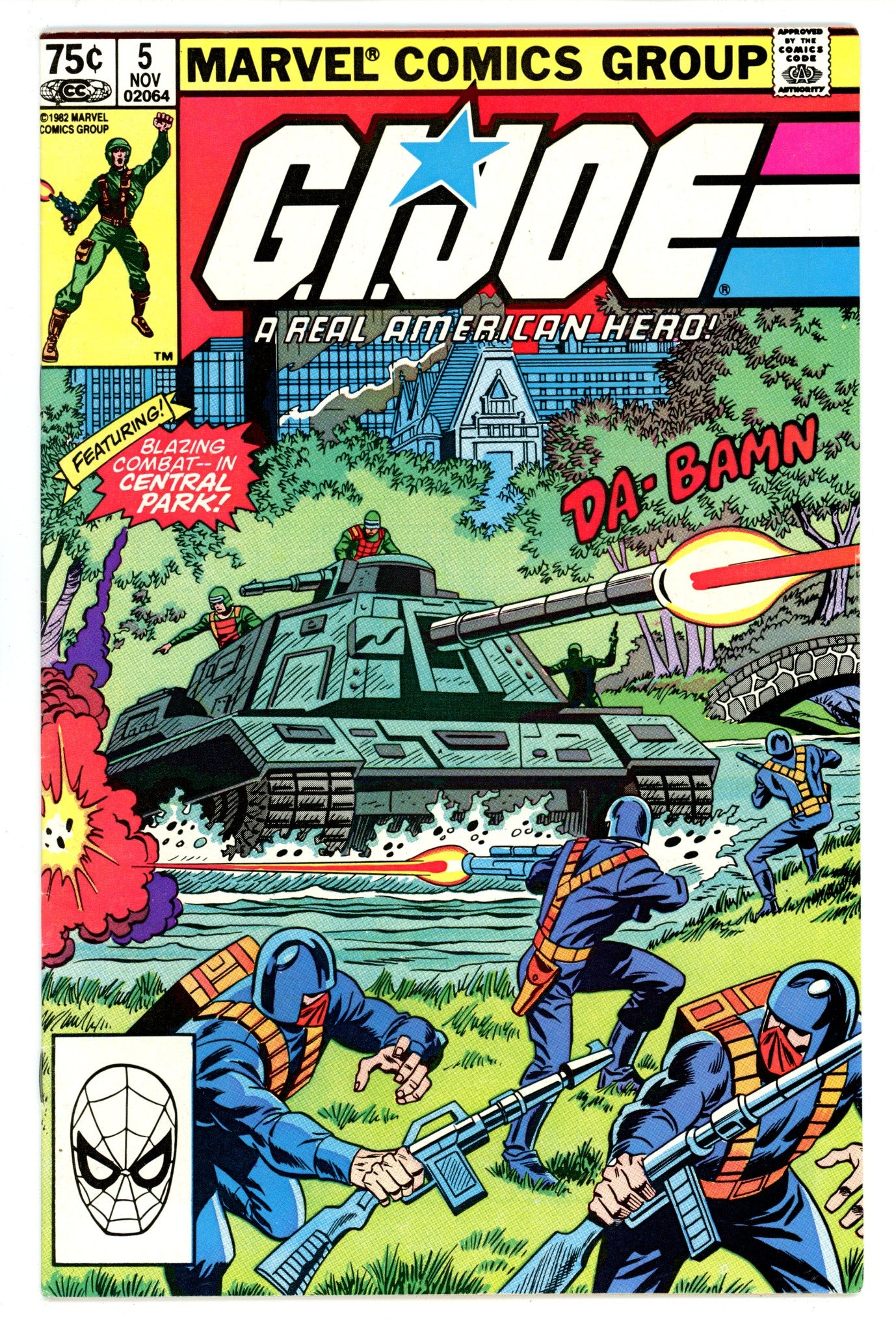 G.I. Joe, A Real American Hero 5 FN- (5.5) (1982) 2nd Print 