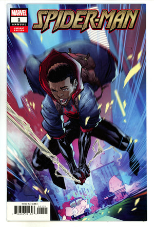 Spider-Man Annual Vol 2 1 NM- (9.2) (2018) Benjamin Variant