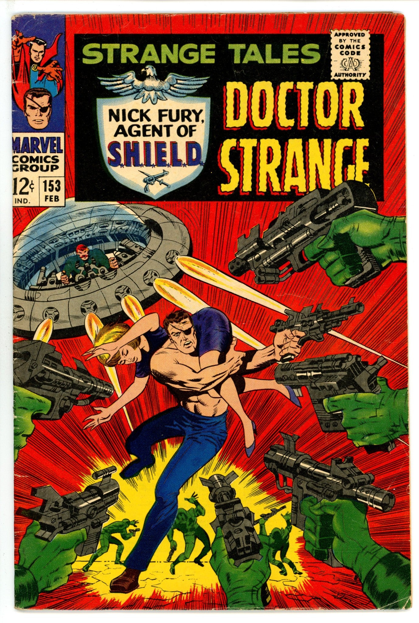 Strange Tales Vol 1 153 VG+ (1967)