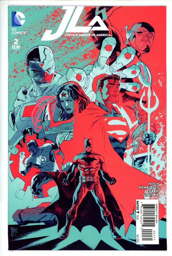 Justice League of America Vol 4 2 High Grade (2015) Manapul Incentive Variant